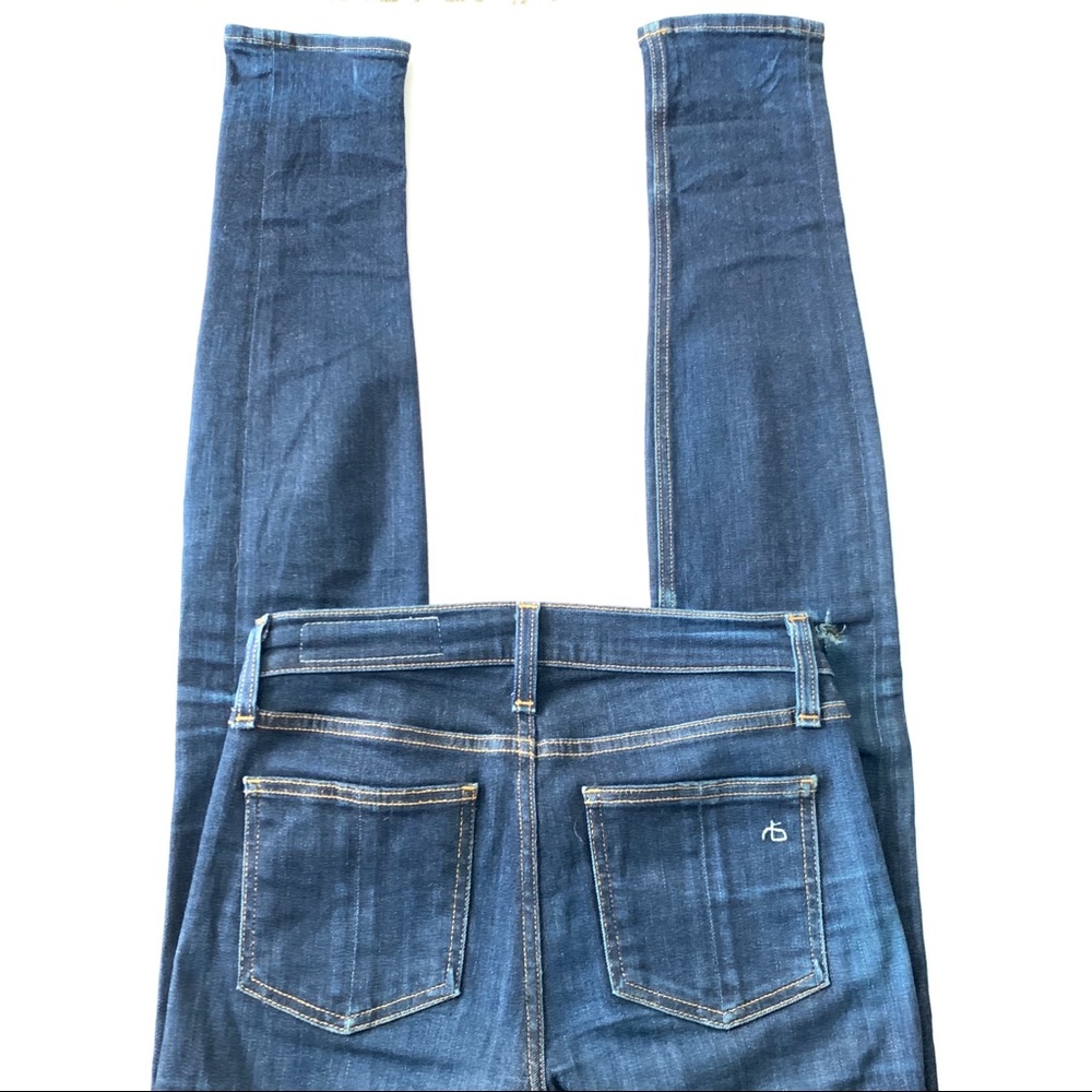 Rag & Bone High Rise Skinny In Color Herit… - Picture 8 of 8